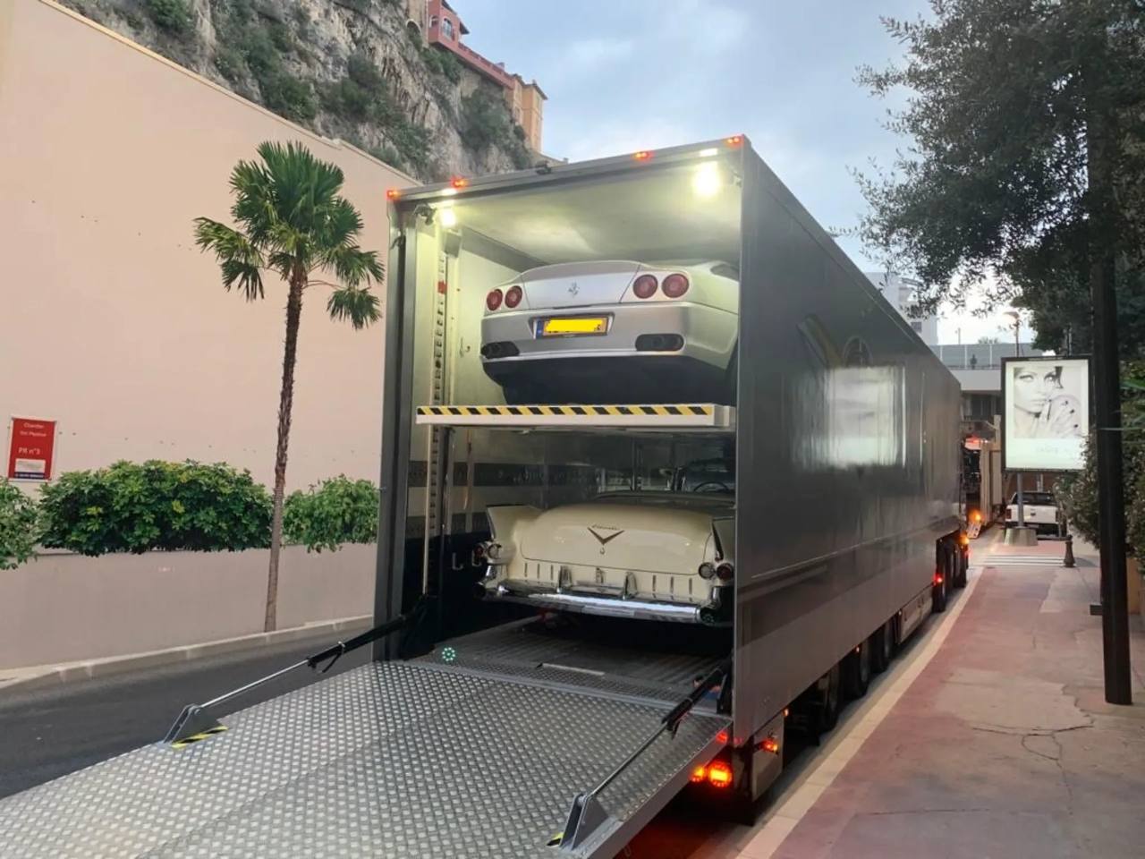 Carrier transport - multiple vehicles on auto hauler